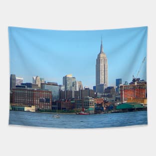 Manhattan Skyline as Seen From Hoboken, NJ Tapestry