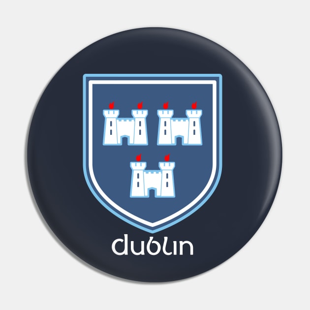 Dublin City Crest Pin by Hotshots