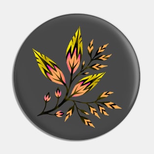 Frondescence - Green / Peach Pin