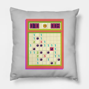 Minesweeper Vector Pillow