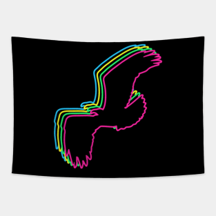 Eagle 80s Neon Tapestry