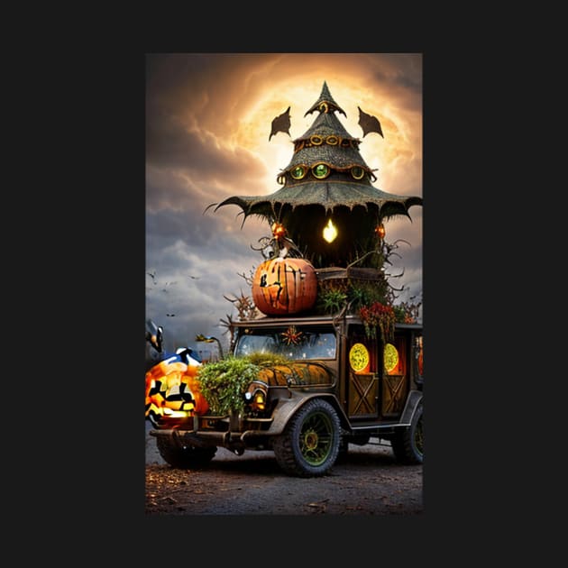 Carriage of Curses: Halloween's Midnight Mover by AmazinfArt