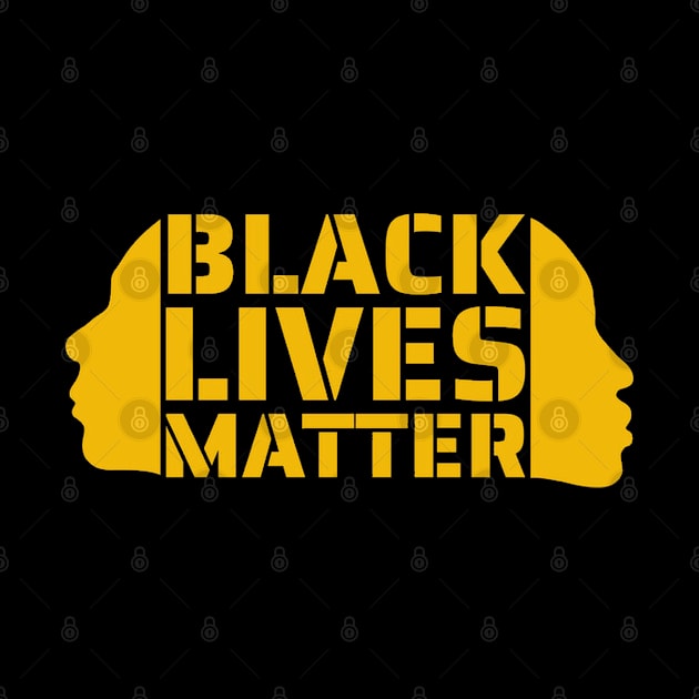 Black Lives Matter - Protest Against Racism - Slogan Typography by bigbikersclub