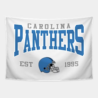 Retro Carolina Football Tapestry