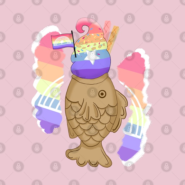 Pride taiyaki designs, 2nd series (Xenogender) by VixenwithStripes