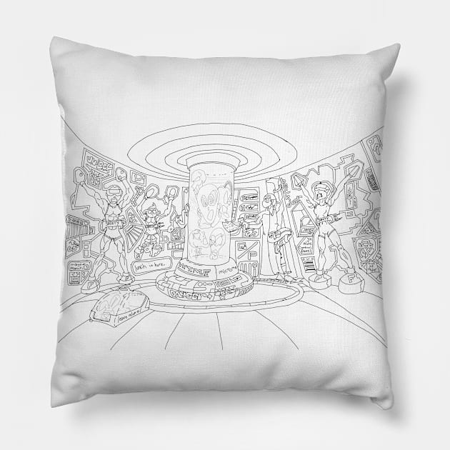 Micro Me (hd4k 2023 remix) Pillow by KyleRoze