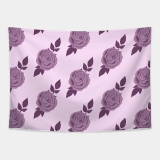 Roses - Lavender Pattern Tapestry