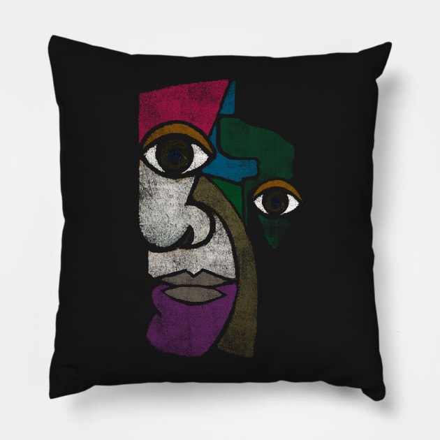 Picasso Pillow by bulografik