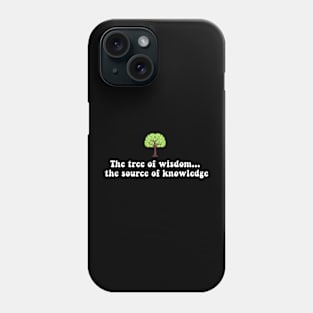 literary journey The tree of wisdom the source of knowledge Phone Case