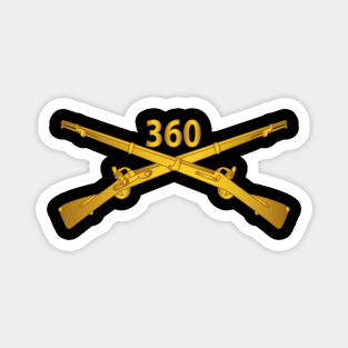 360th Infantry Regt - Infantry Br wo Txt X 300 Magnet