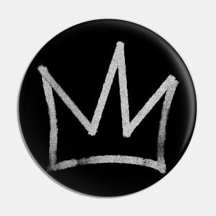 WHITE ART - Basquiat - King Crown Basquiat Pin