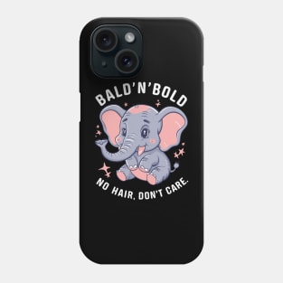 Bald hair Phone Case