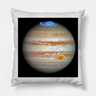 Aurora on Jupiter, HST-ultraviolet image (C029/8233) Pillow