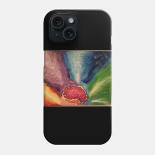 Brain on Fire Freeze Phone Case