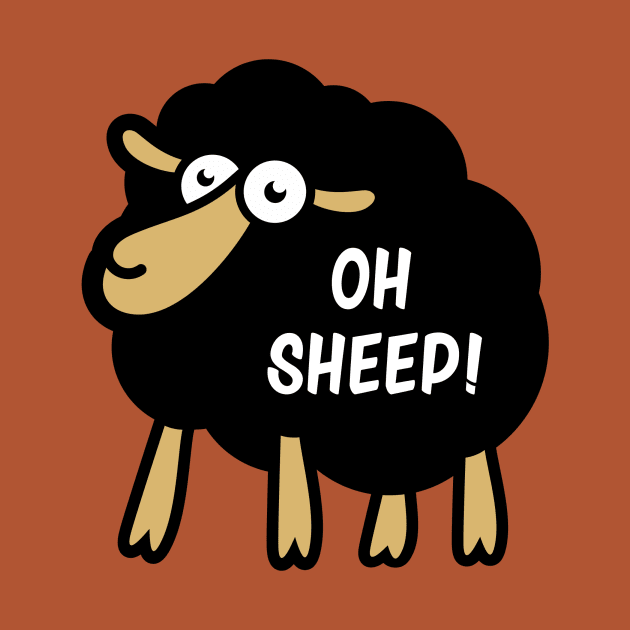 Funny Black Sheep by S_Art Design