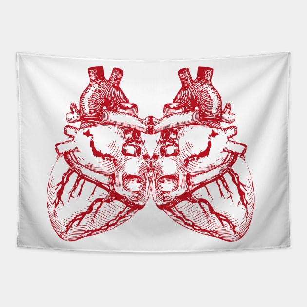 TWO HEARTS Tapestry by amerfirdaus24