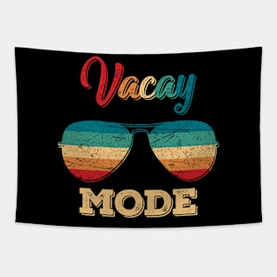 Vacay Mode Sunglasses Vintage Retro Summer Beach Vacation Tapestry