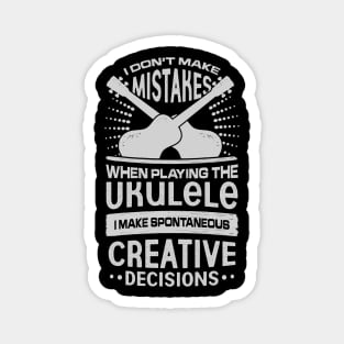 Funny Ukulele Player Gift Magnet