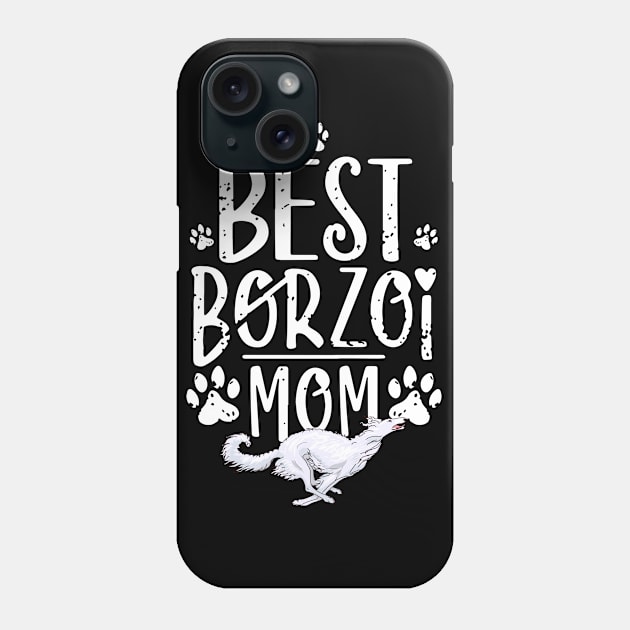 Borzoi Mom Phone Case by Iluvmygreyhound