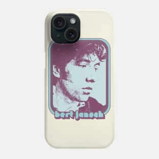 Bert Jansch // Retro Style Fan Art Design Phone Case