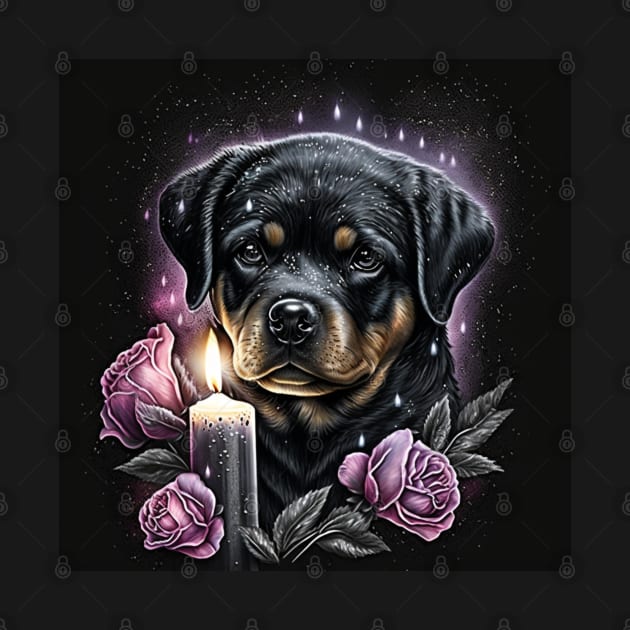 Gothic Rottweiler by Enchanted Reverie