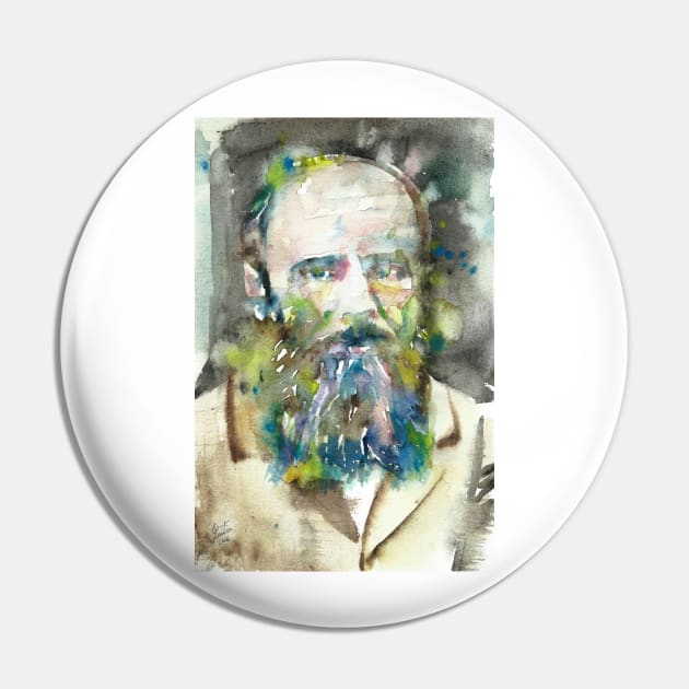 FYODOR DOSTOYEVSKY - watercolor portrait.2 Pin by lautir