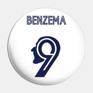 Benzema 9 real madrid Special Pin