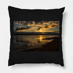 Sunset At Lindisfarne Pillow