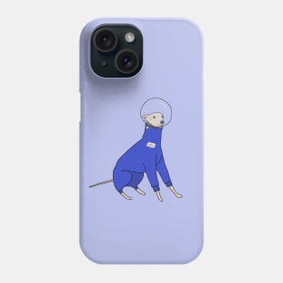 Italian greyhound in space suit Phone Case