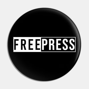 FREE PRESS Pin