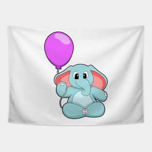 Elephant with Balloon Tapestry