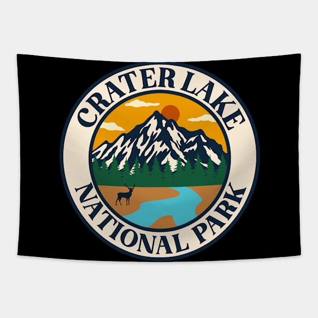 Crater lake national park Tapestry by Tonibhardwaj