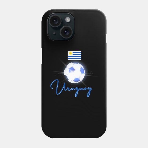 Uruguay Soccer Lover Phone Case by SoLunAgua