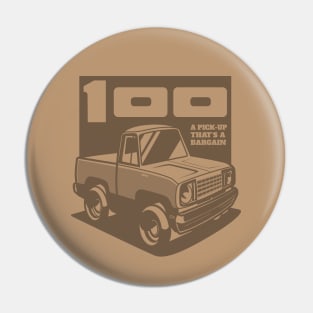 Light Tan - D-100 (1978 - White-Based - Ghost) Pin