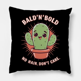 bald hair Pillow