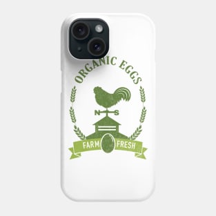 Vintage Organic Eggs Sign Phone Case