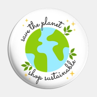 Save the planet Pin