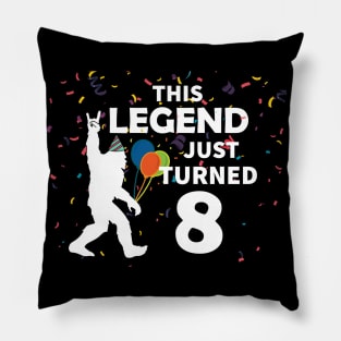 This legend just turned 8 a great birthday gift idea Pillow