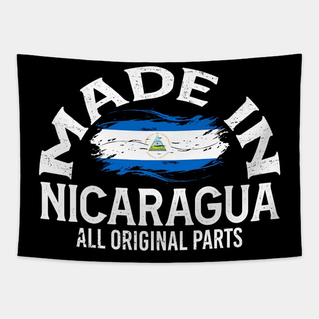 Born in Nicaragua Tapestry by JayD World