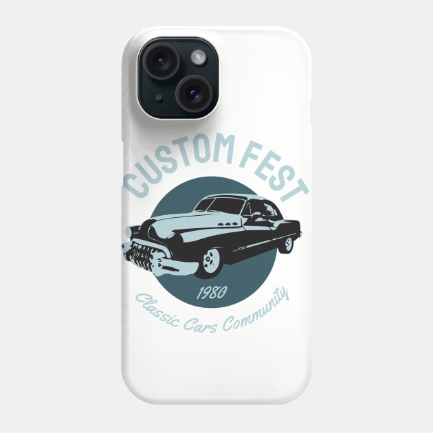 custom fest 1980 classic cars community Phone Case by busines_night