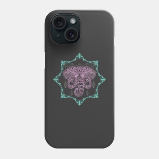 Elephant Mandala - Boho Animal Art Phone Case