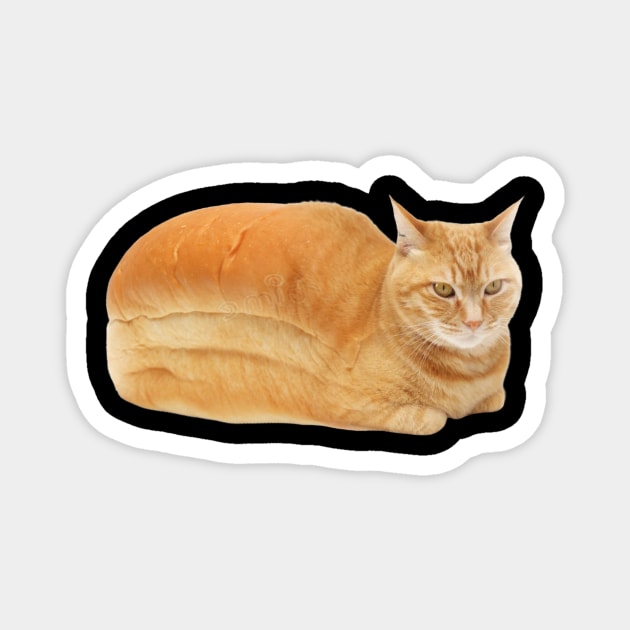 Cat loaf Magnet by pwbstudios