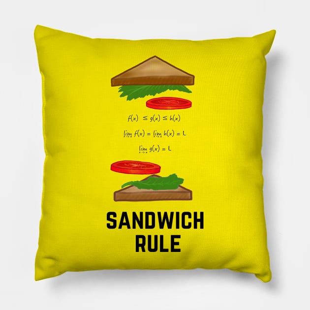 Sandwich Rule Pillow by Andropov