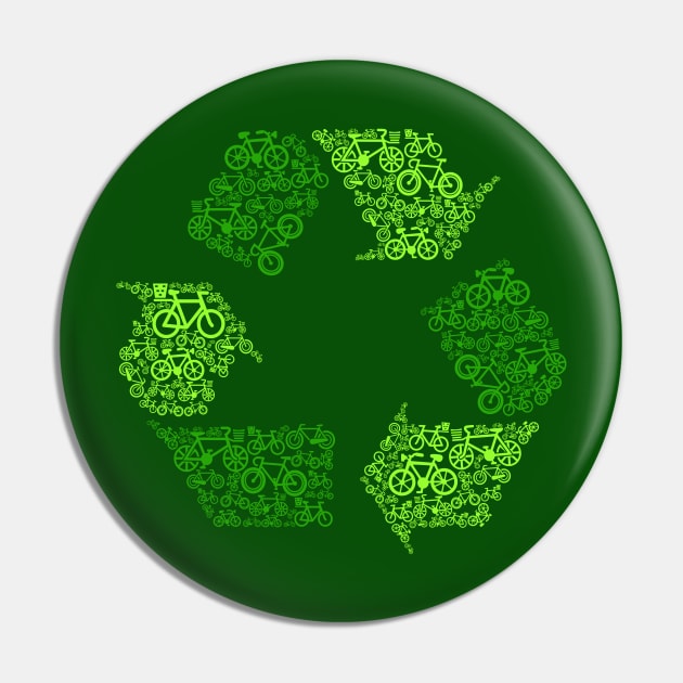 Recycle Cycle Pin by machmigo