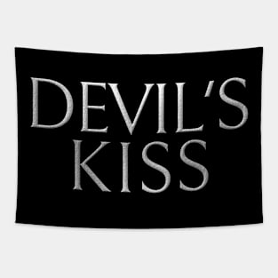 Devil's Kiss Book Title Tapestry