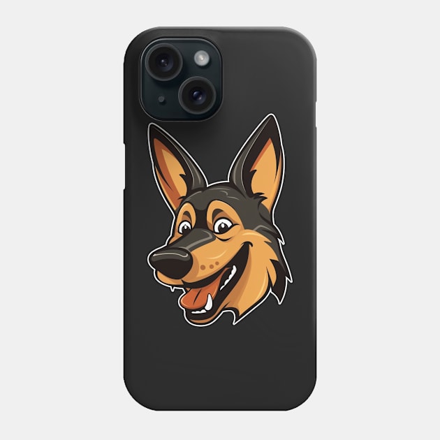 Happy German Shepherd Dog Phone Case by RichieDuprey