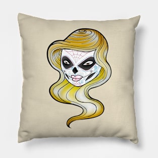 Day of the Dead portrait Pillow