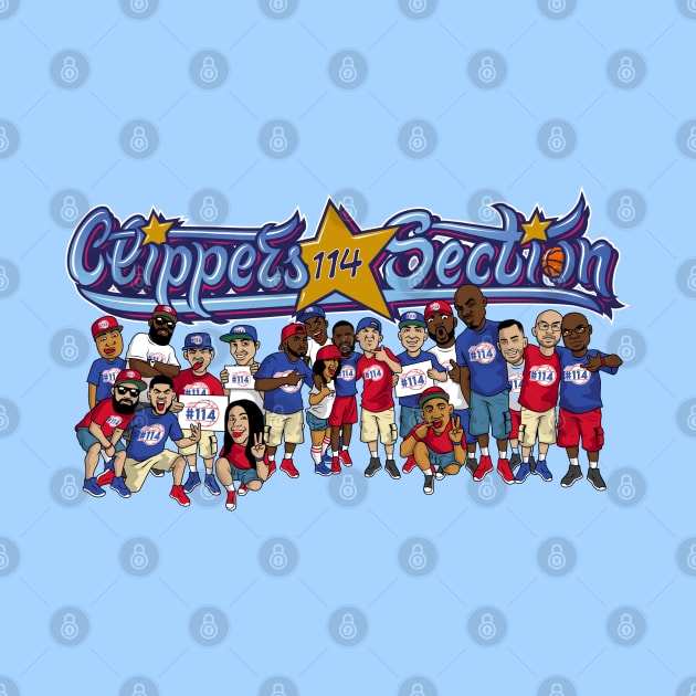 Bench On A Quest - Clippers Section by Bench On A QUEST