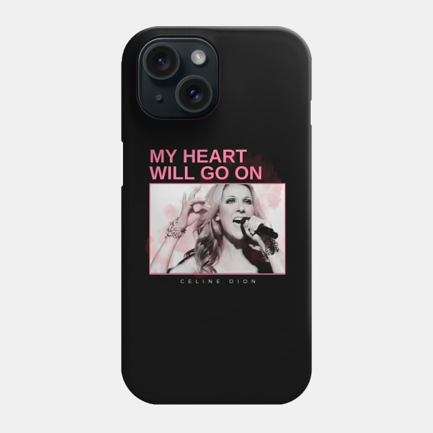 my heart will go on - vintage minimalism Phone Case by sagitaerniart