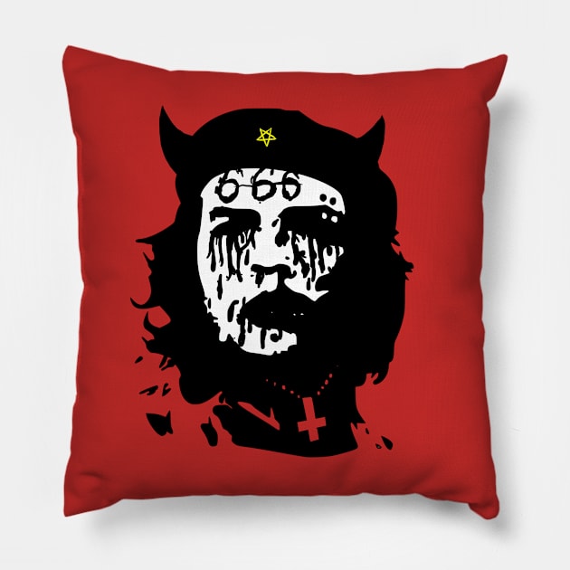 the Devil che cry Pillow by jonah block